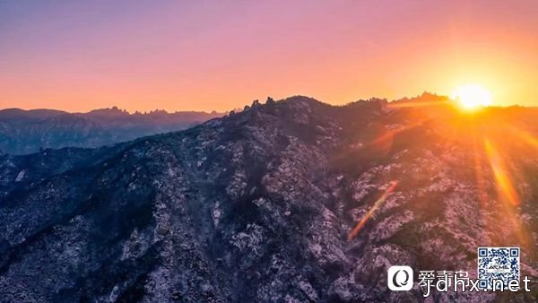 【微视】你见过雪后的崂山？美如《魔戒》里的中土世界