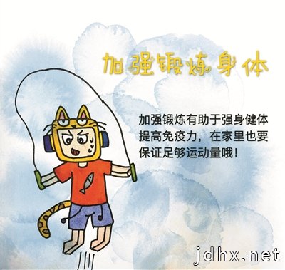 8岁小画家创作招贴画教你抵御病毒