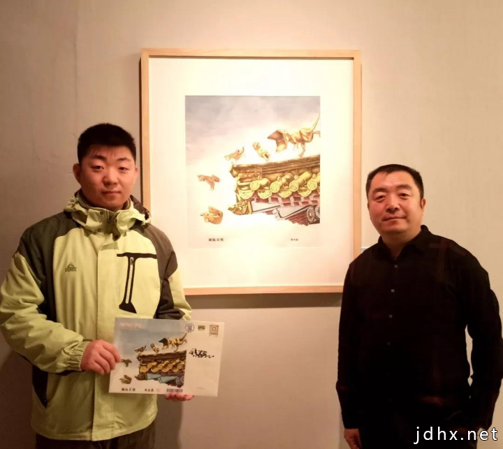邯郸邱县一对漫画父子的抗“疫”情