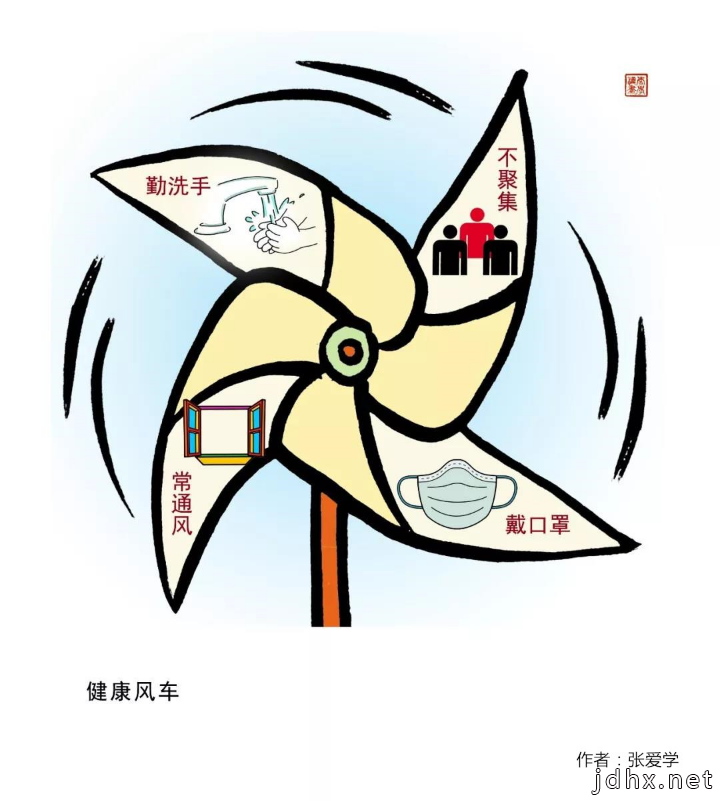 邯郸邱县一对漫画父子的抗“疫”情