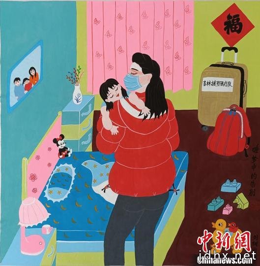 作品《睡梦中的告别》 刘树霞 摄