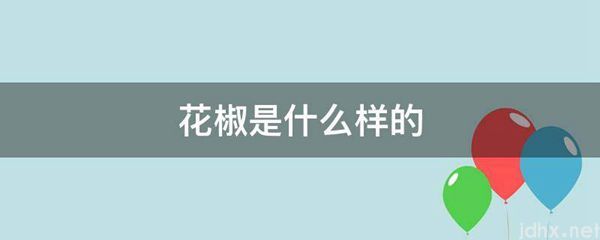 花椒是什么样的(图1)