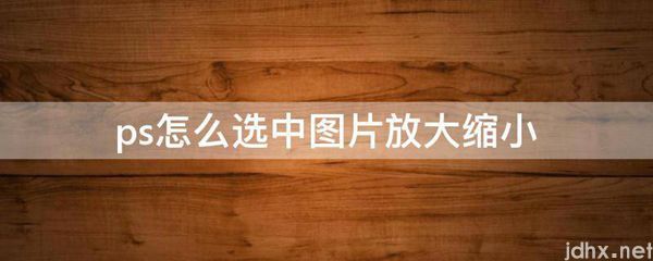 ps怎么选中图片放大缩小(图1)