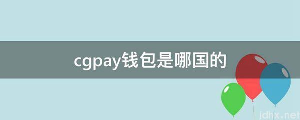 cgpay钱包是哪国的(图1)