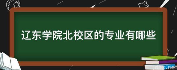 辽东学院北校区的专业有哪些(图1)