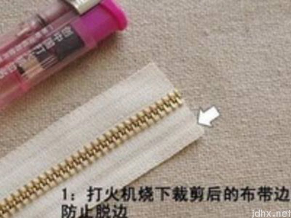 拉锁拽掉了怎么安上(图2)