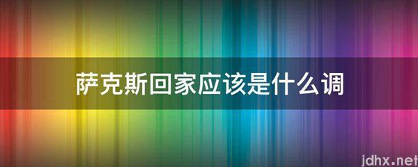 萨克斯回家应该是什么调(图1)
