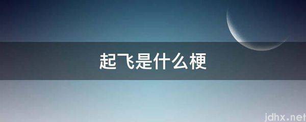 起飞是什么梗(图1)