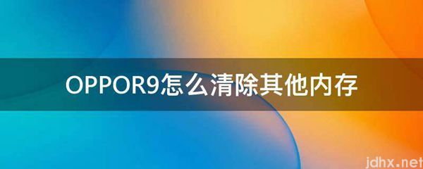 OPPOR9怎么清除其他内存(图1)