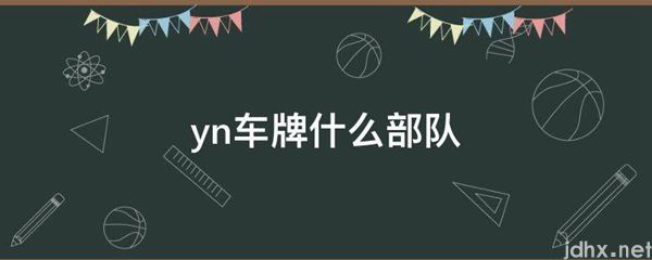 yn车牌什么部队(图1)
