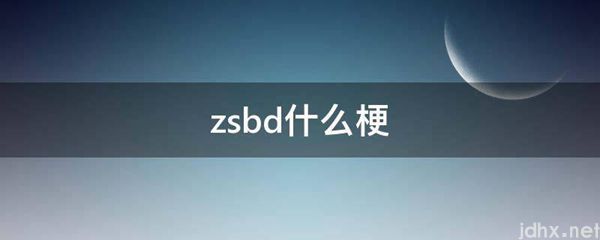 zsbd什么梗(图1)