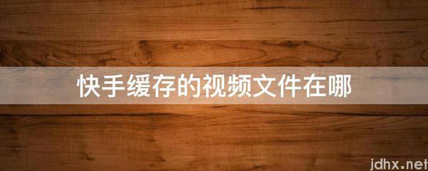 快手缓存的视频文件在哪(图1)