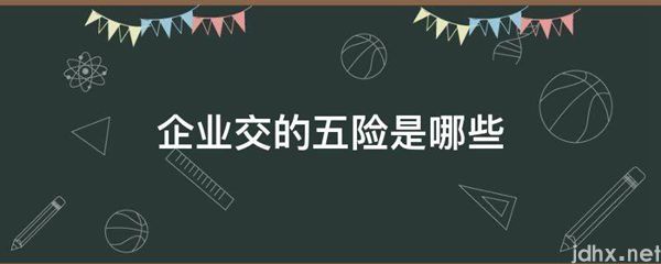 企业交的五险是哪些(图1)