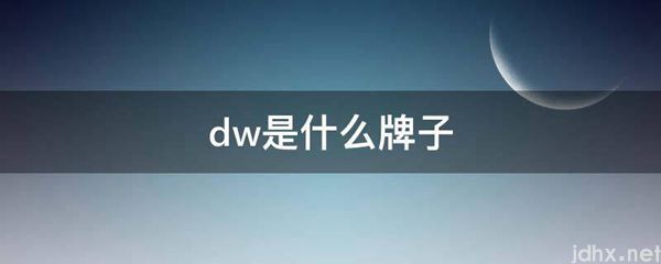 dw是什么牌子(图1)