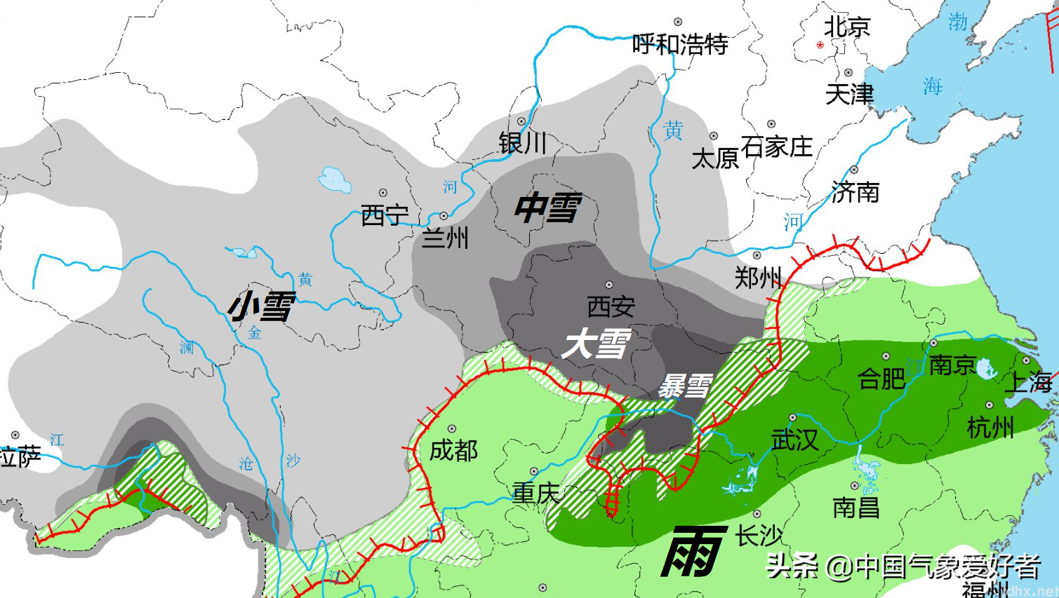 持续雨雪冰冻形势确定出现，重点南方这几省！网友：会类似2008？