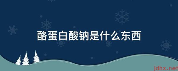 酪蛋白酸钠是什么东西(图1)