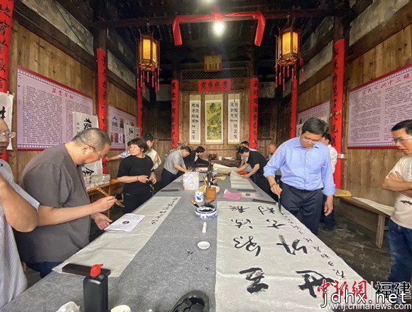 福建省政协书画院宁德调研：书画创作交流 送文化下乡