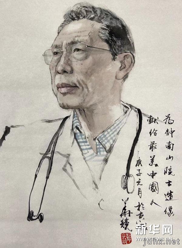 美术助力“抗疫”——彭华竞主题创作