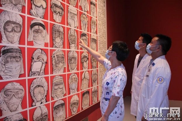 “时代答卷”浙江抗疫文艺创作特展揭幕
