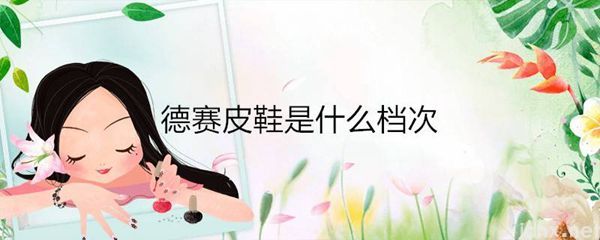德赛皮鞋是什么档次(图1)